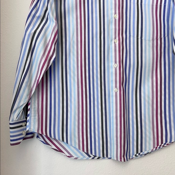🆕 Ted Baker Striped Dress Shirt - Picture 6 of 10